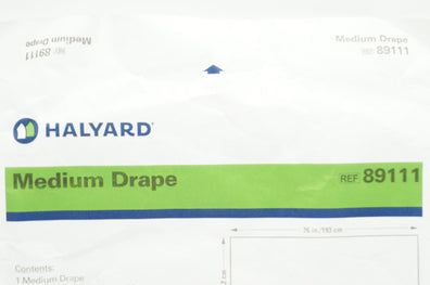 Halyard 89111 Medium Drape 76inch x 44inch (x)